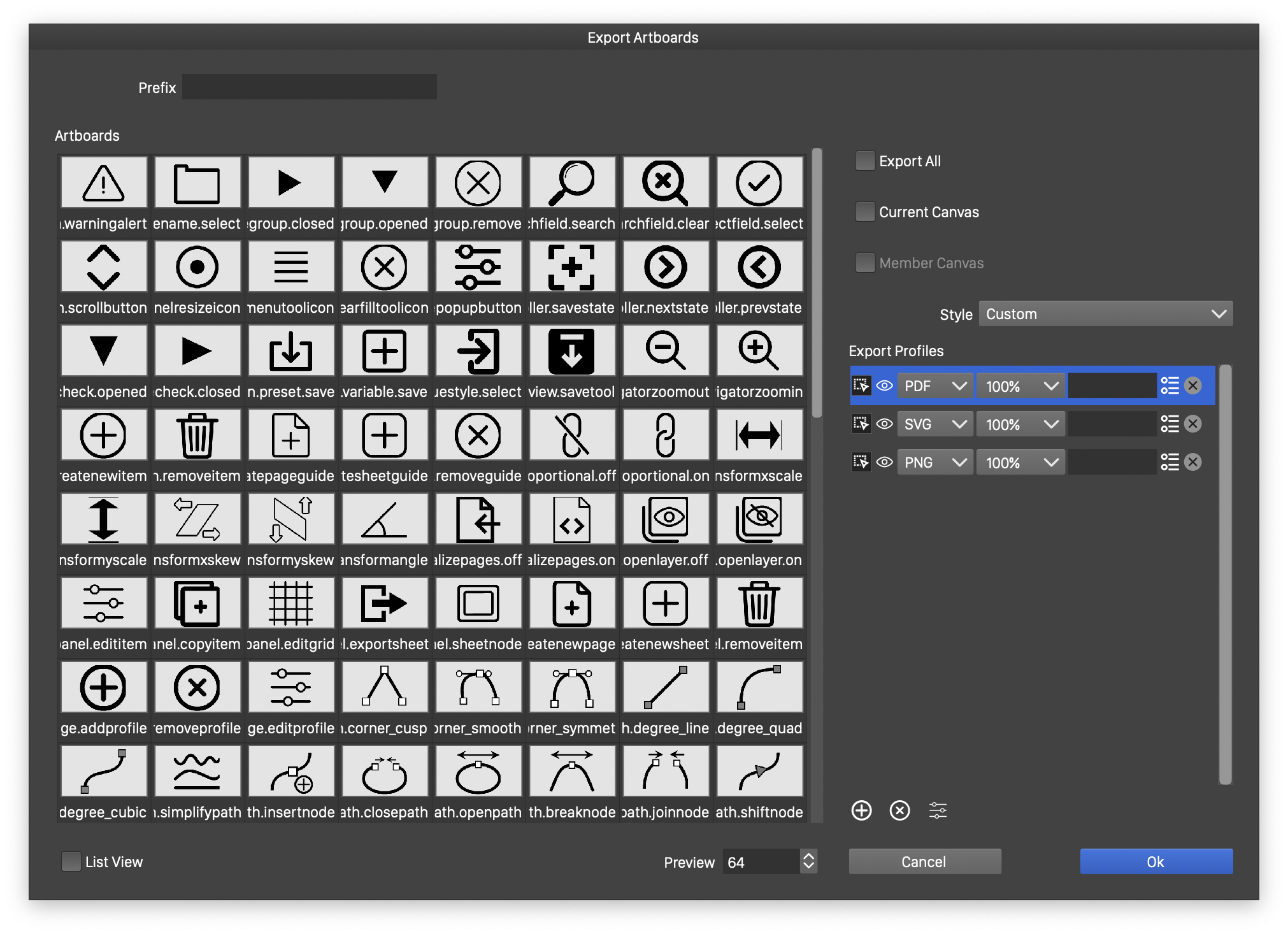 adobe illustrator artboard size vs export png size