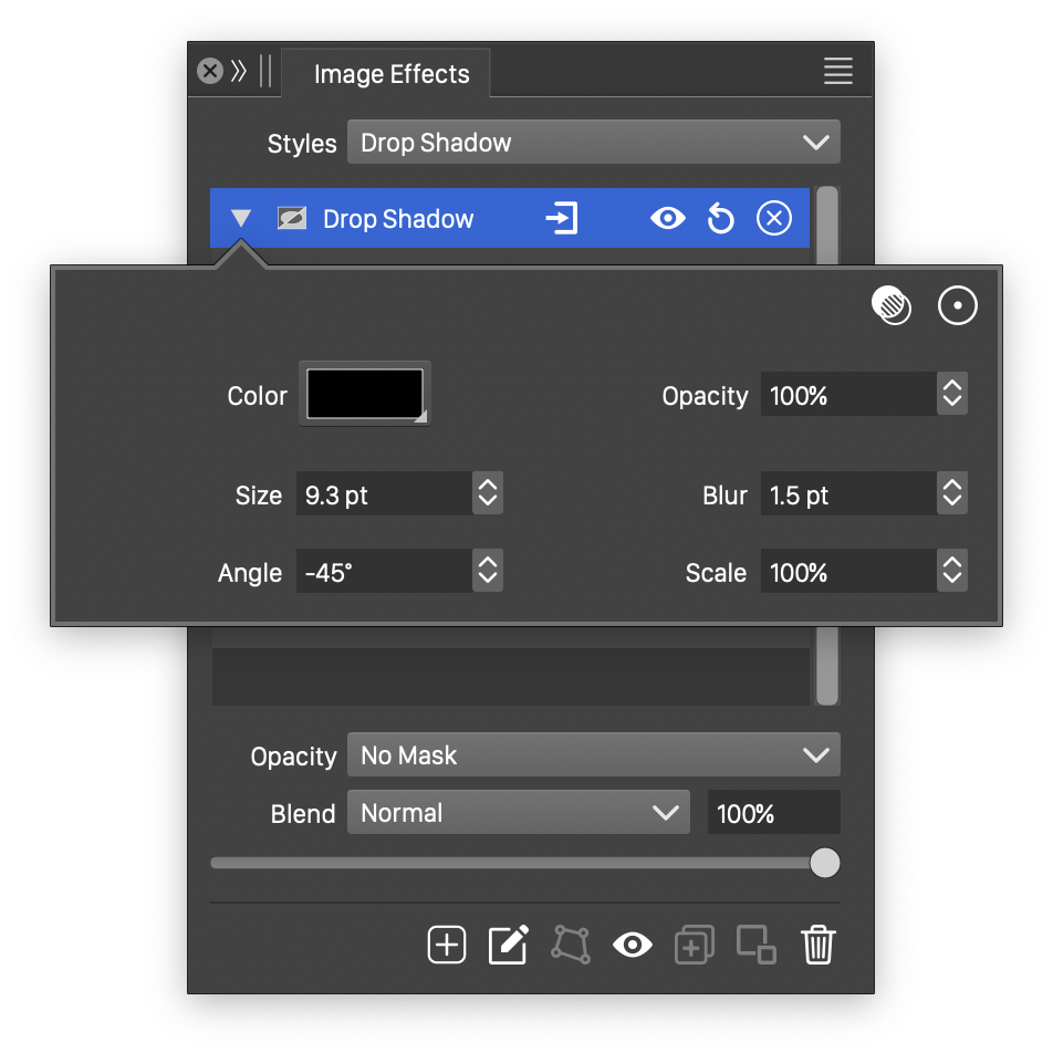 drop shadow after effects stagger