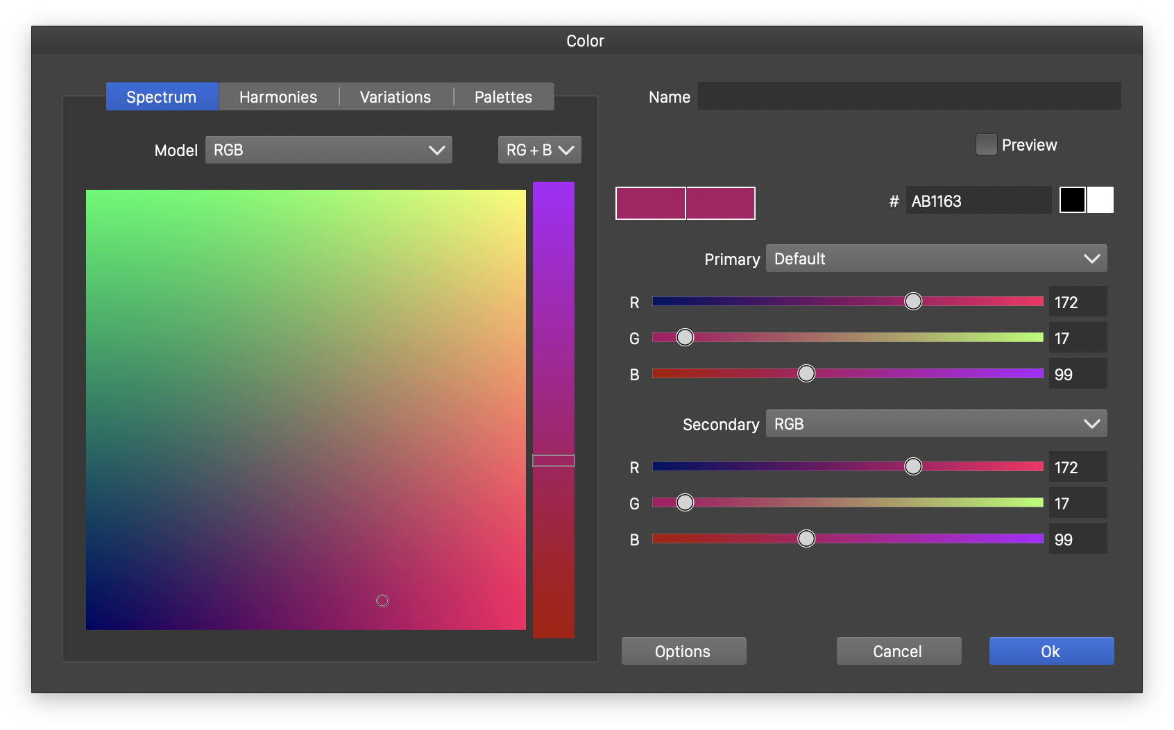 Color Selector