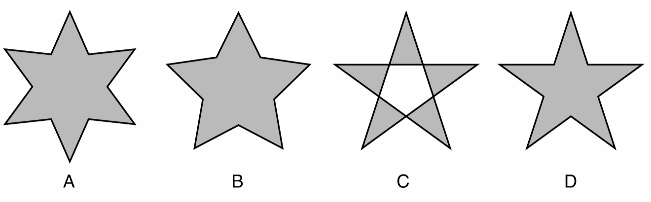 Sides And Vertices Of A Star