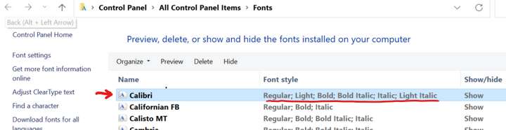 0_1651088356010_Calibri Installed Font.png